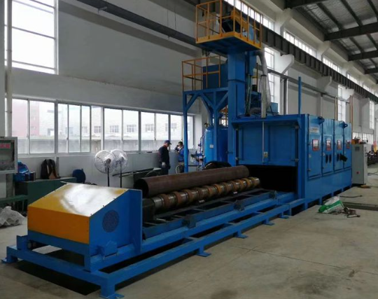 鹰潭喷砂机在管道除锈中的现场施工应用